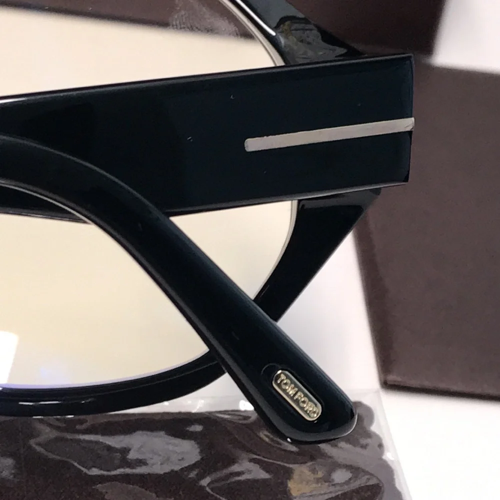 New Authentic Tom Ford TF5976-B 001 Black Eyeglasses - Picture 12 of 14